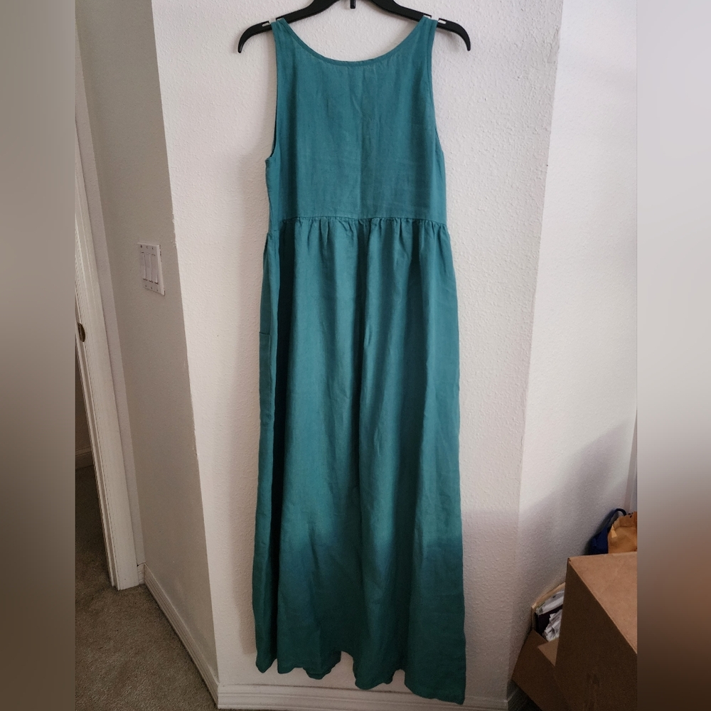 Kleine Schobbejak Maxi Dress in Teal - Picture 5 of 5